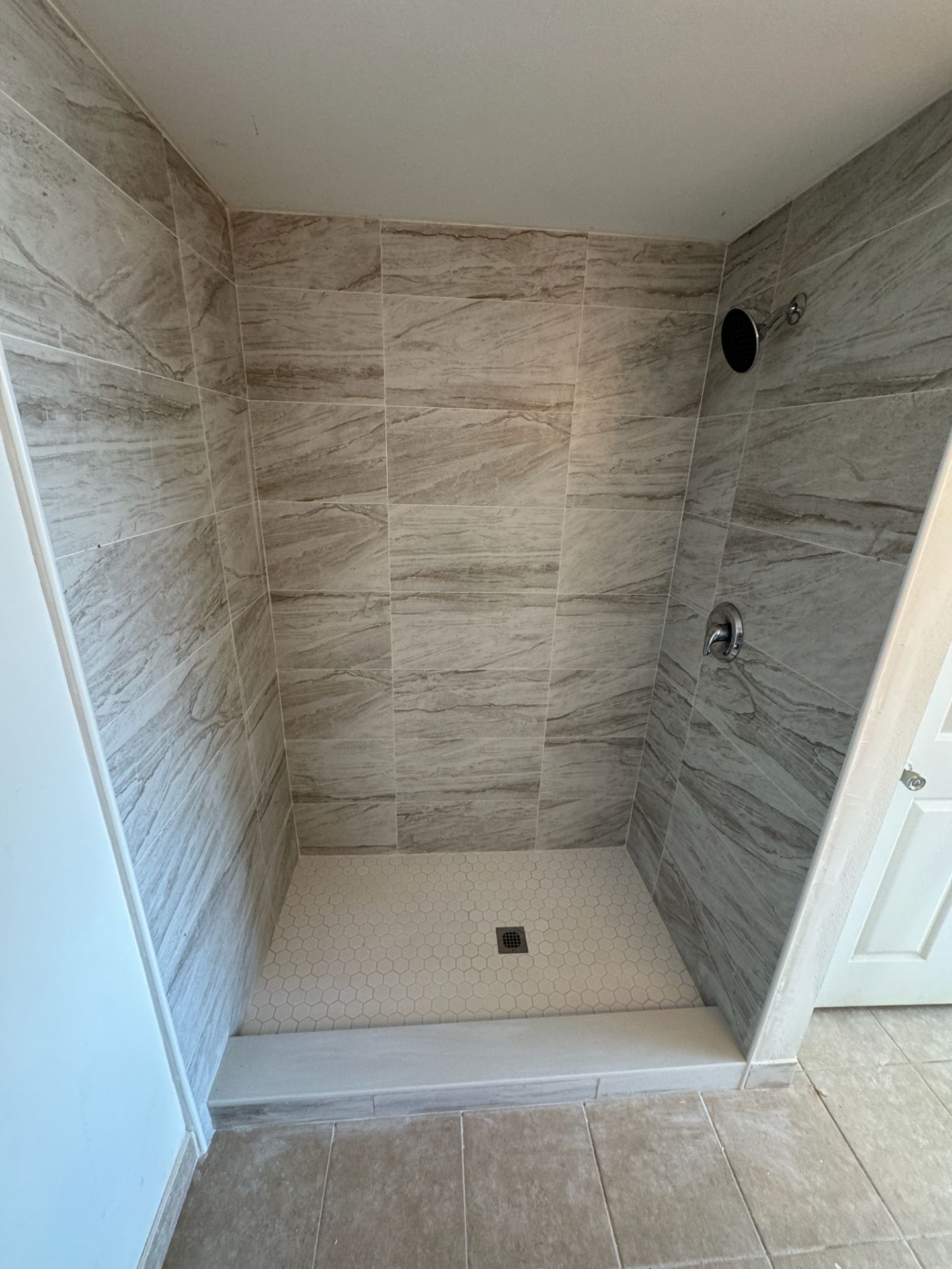 Shower Tile – Completed Renovation