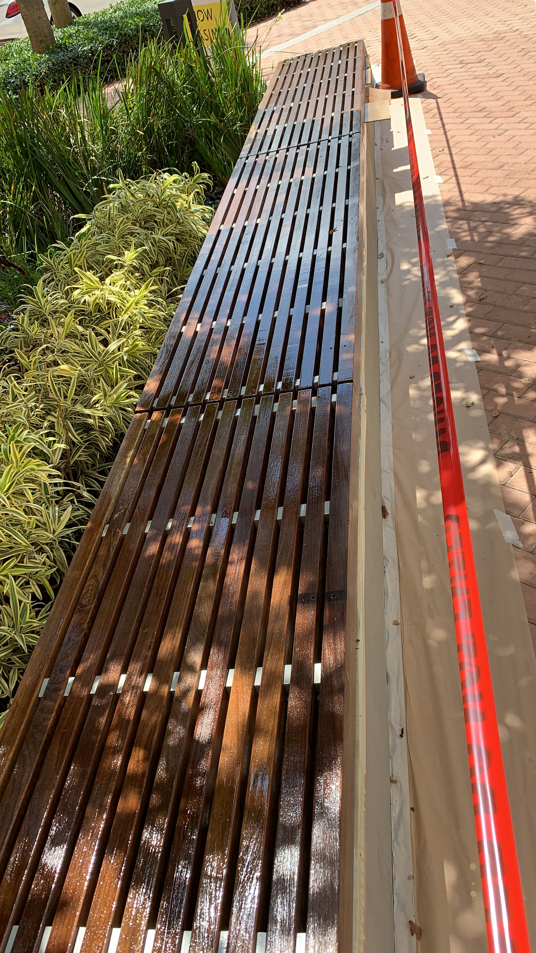 Wood Deck & Bench Staining
